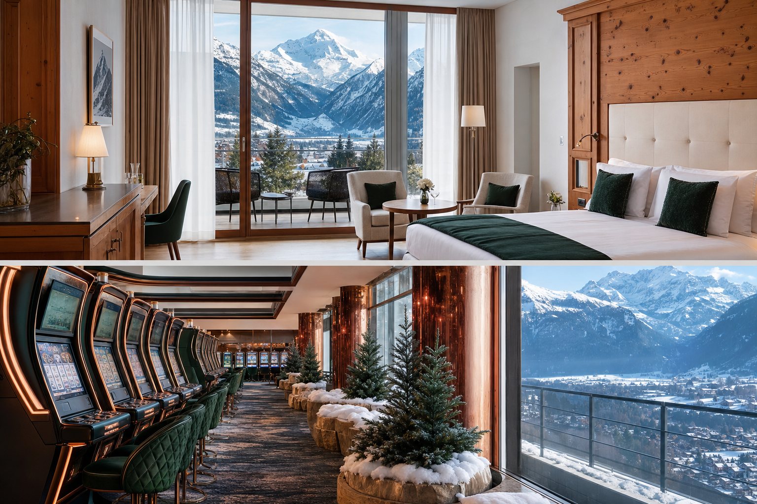 Bergblick Zimmer und Turm-Suite